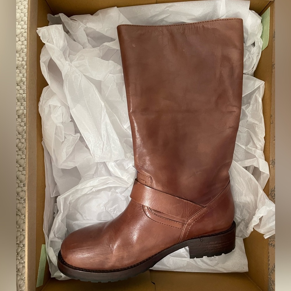 Free people brown leather boots - Picture 7 of 8